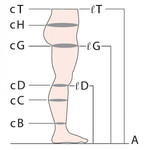 意大利 Kamila 7002 A-G 治療性醫療壓力襪 (大腿長襪，意大利製造) - 4