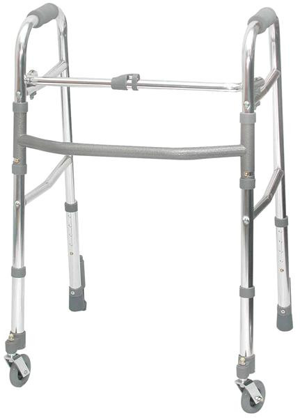 摺合式有3"前輪後剎制助行架(萬向轆)