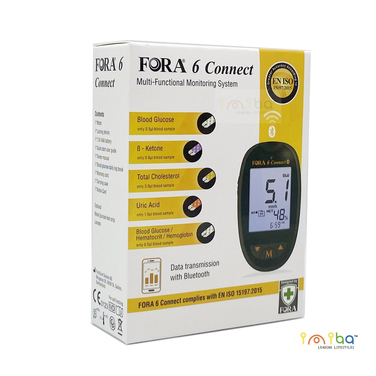 FORA 6 Connect福爾6合1 E世代血糖機