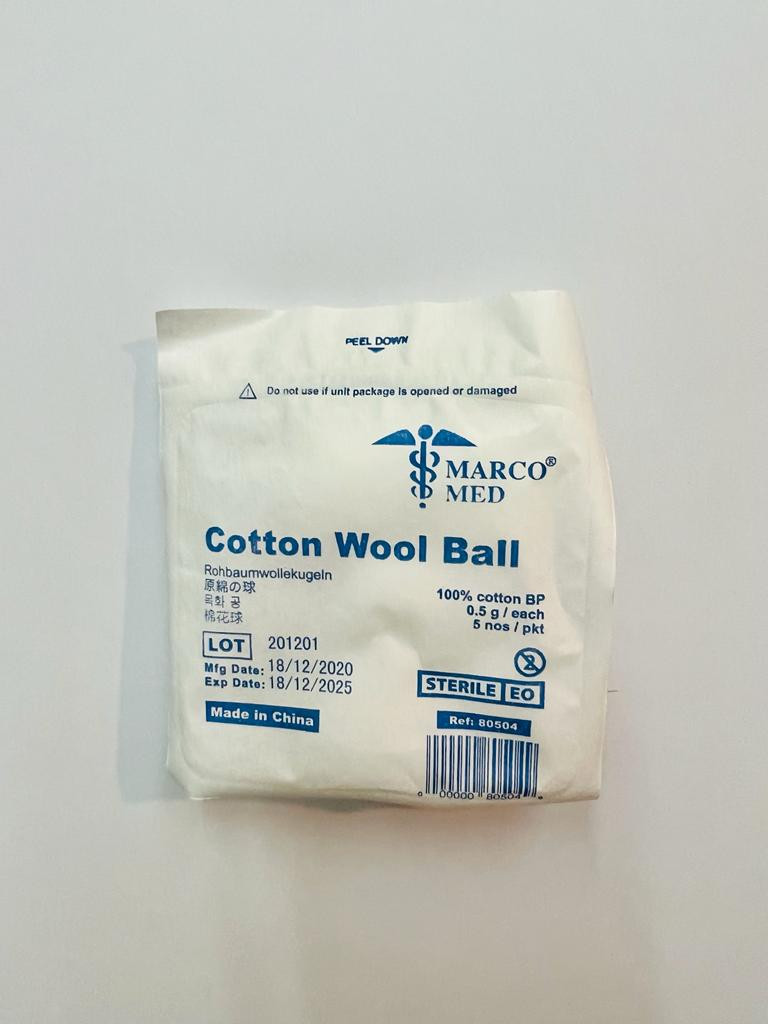 Marcomed-無菌棉花球(5個裝)
