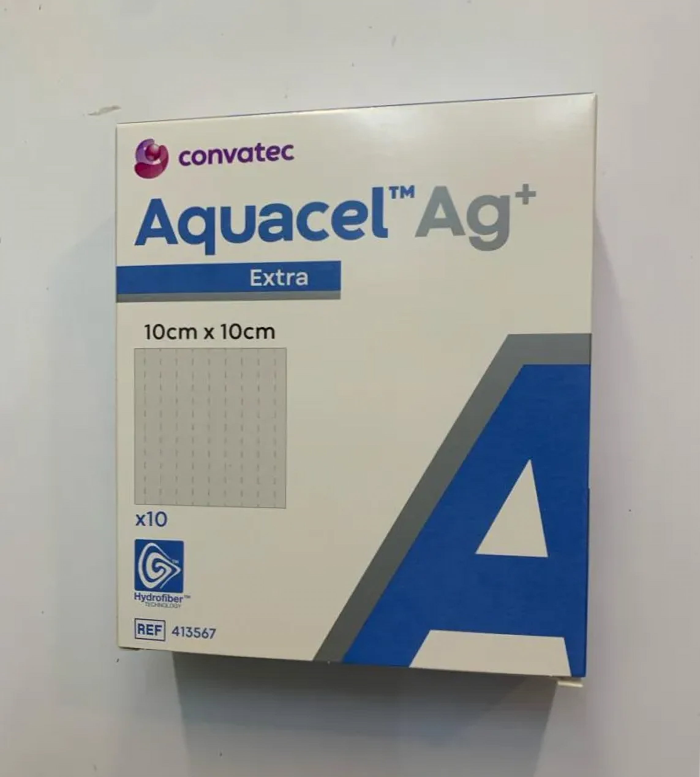 ConvaTec AQUACEL® Ag+ Extra 銀離子抗菌親水性纖維敷料