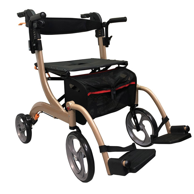 S-Line兩用四輪助行器，助行車及輪椅二合一