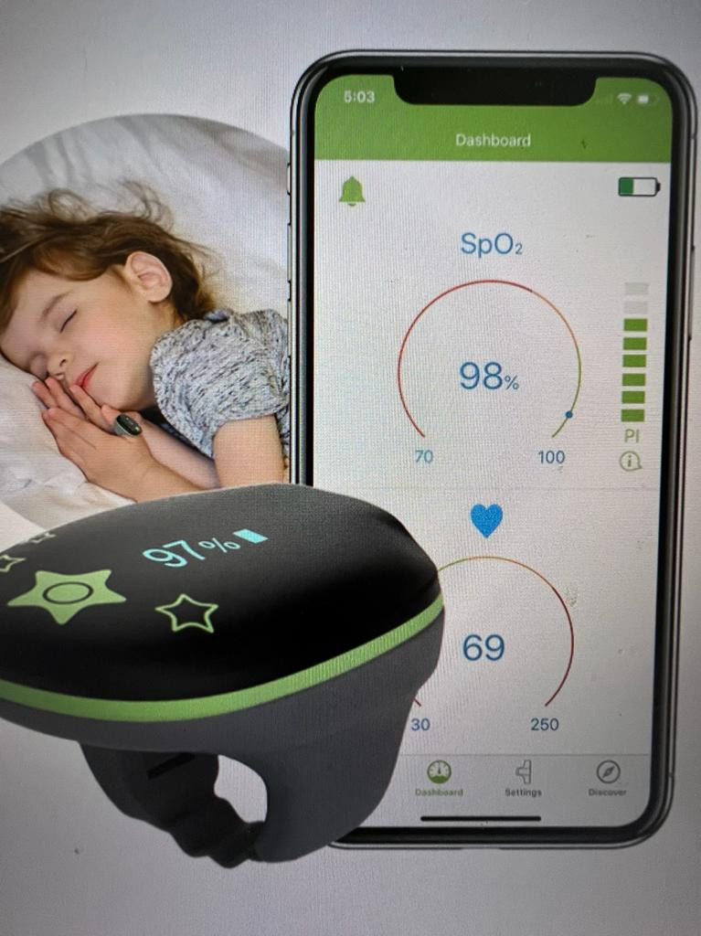 wellue - baby02 Wearable Oxygen Monitor(0歲至3歲)