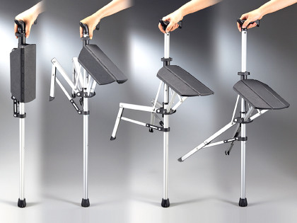 Ta-Da®輕便折合拐杖櫈