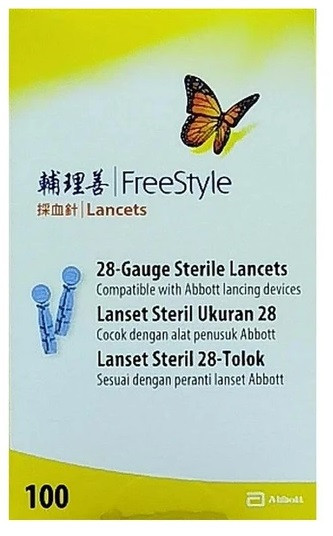 雅培輔理善 採血針   100 支 / 盒