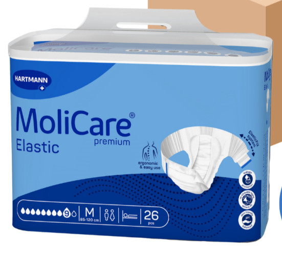 Molicare 赫曼安加適彈性金裝成人紙尿片 (9點水)