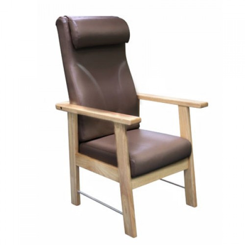 C09 原木高背椅 (連餐桌板)