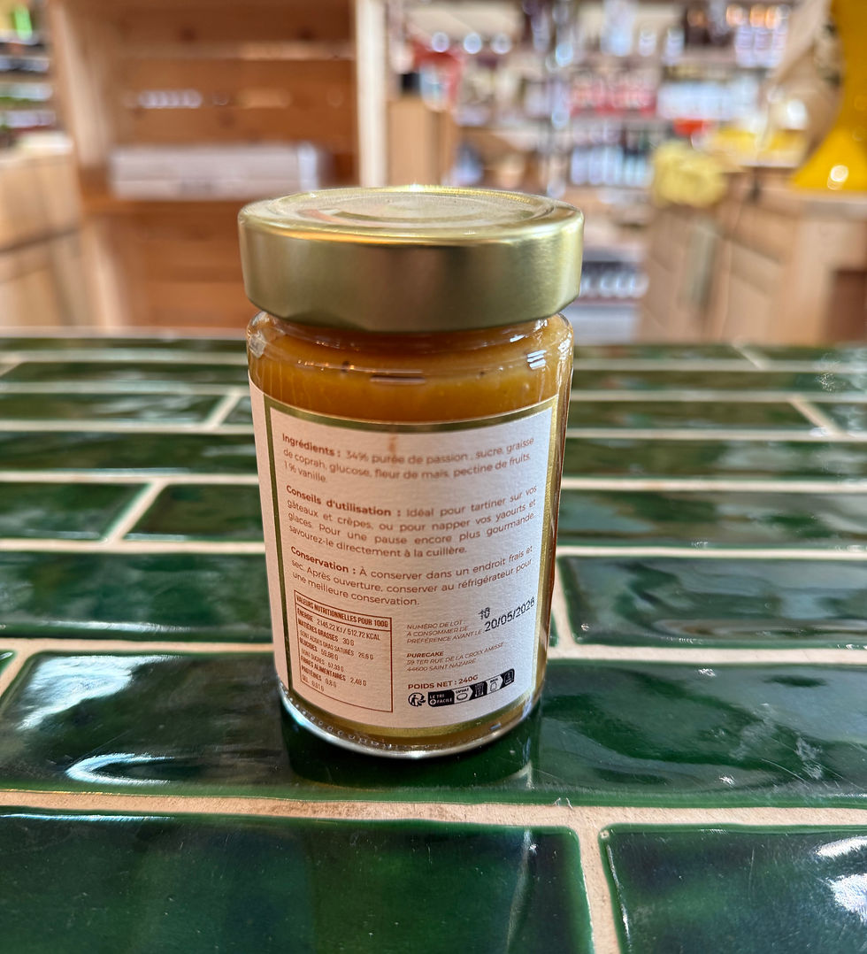 Miniature : Tartinable Caramel Passion Vanille 240g "Purecake"