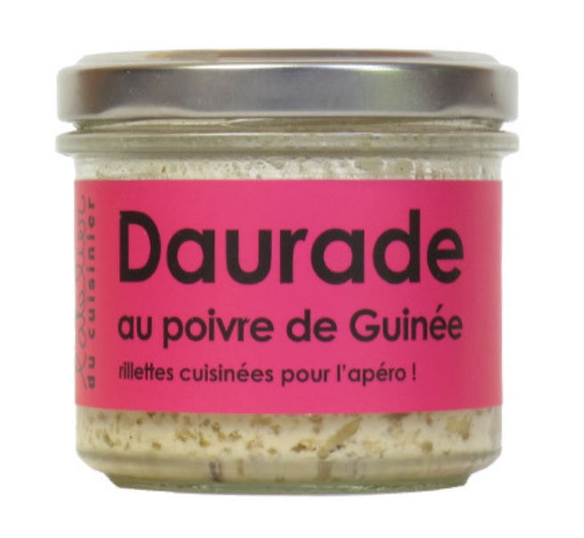 Rillettes de Daurade au poivre de Guinée