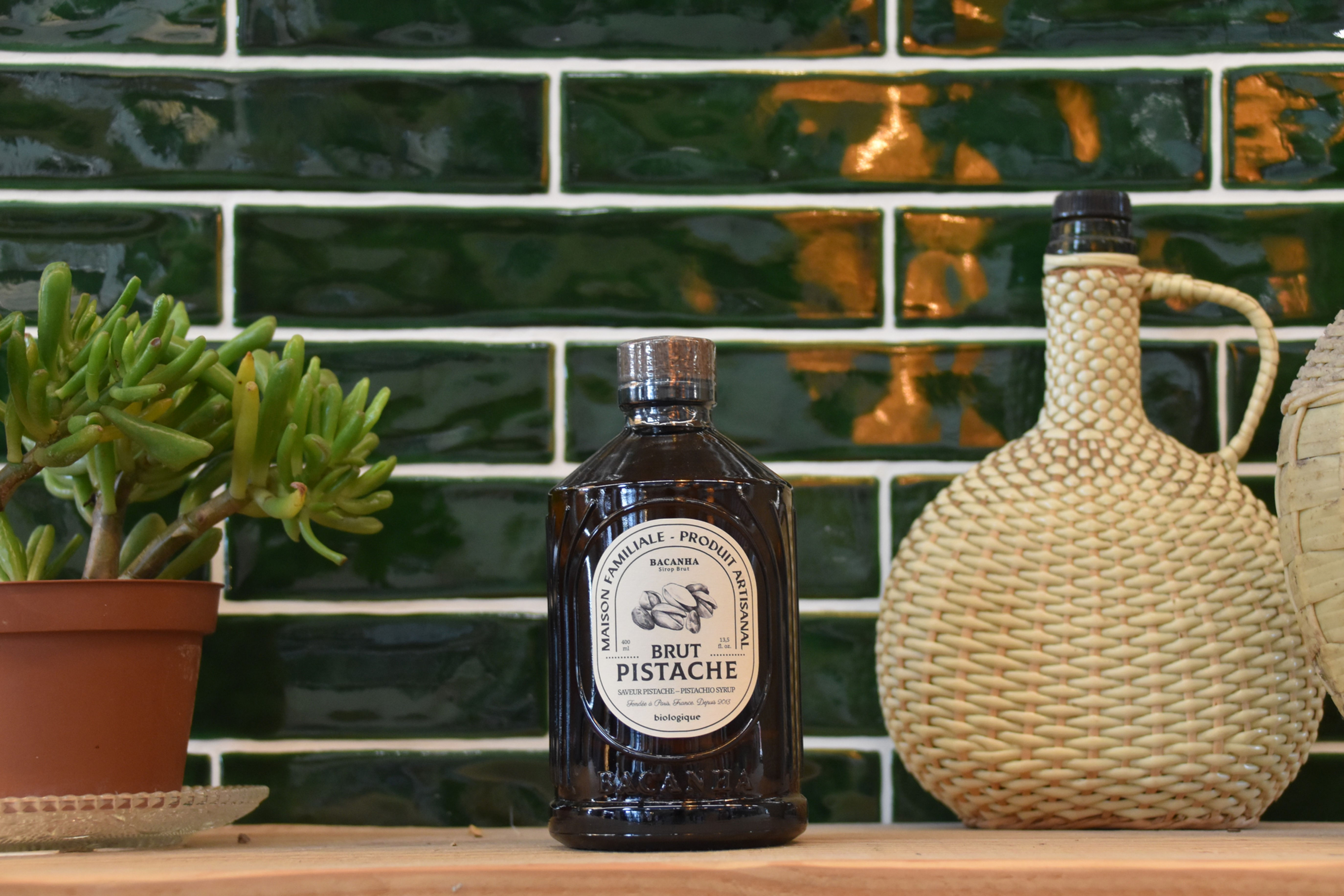 BACANHA Sirop Brut saveur Pistache