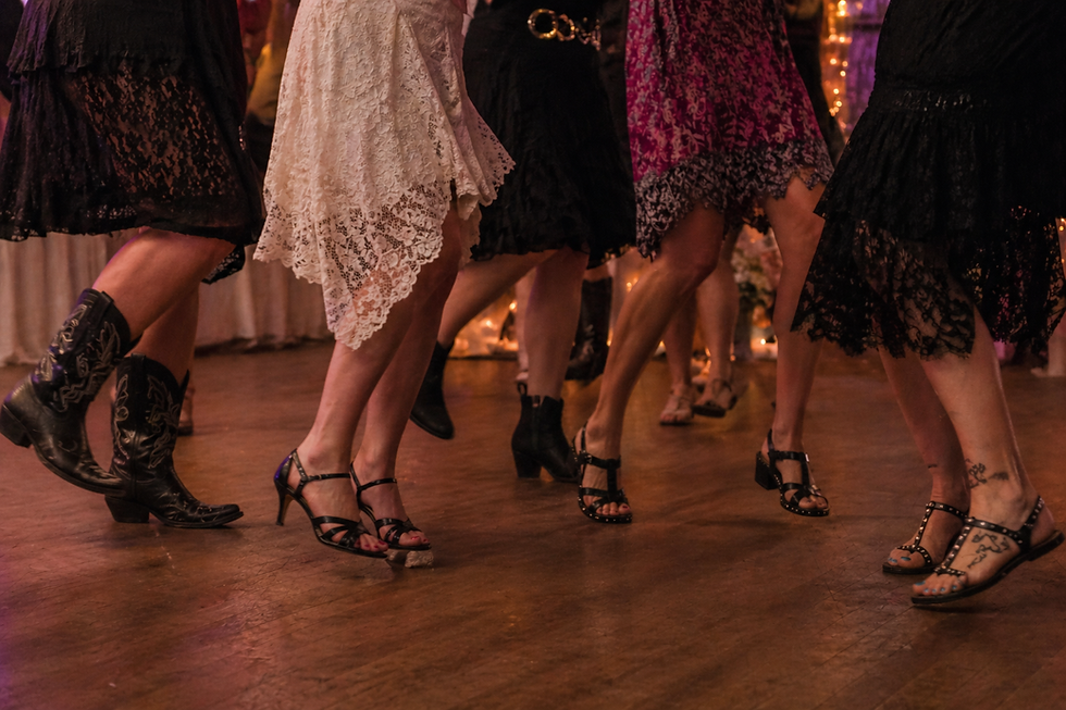 women having fun, dancing, and being together judgment free