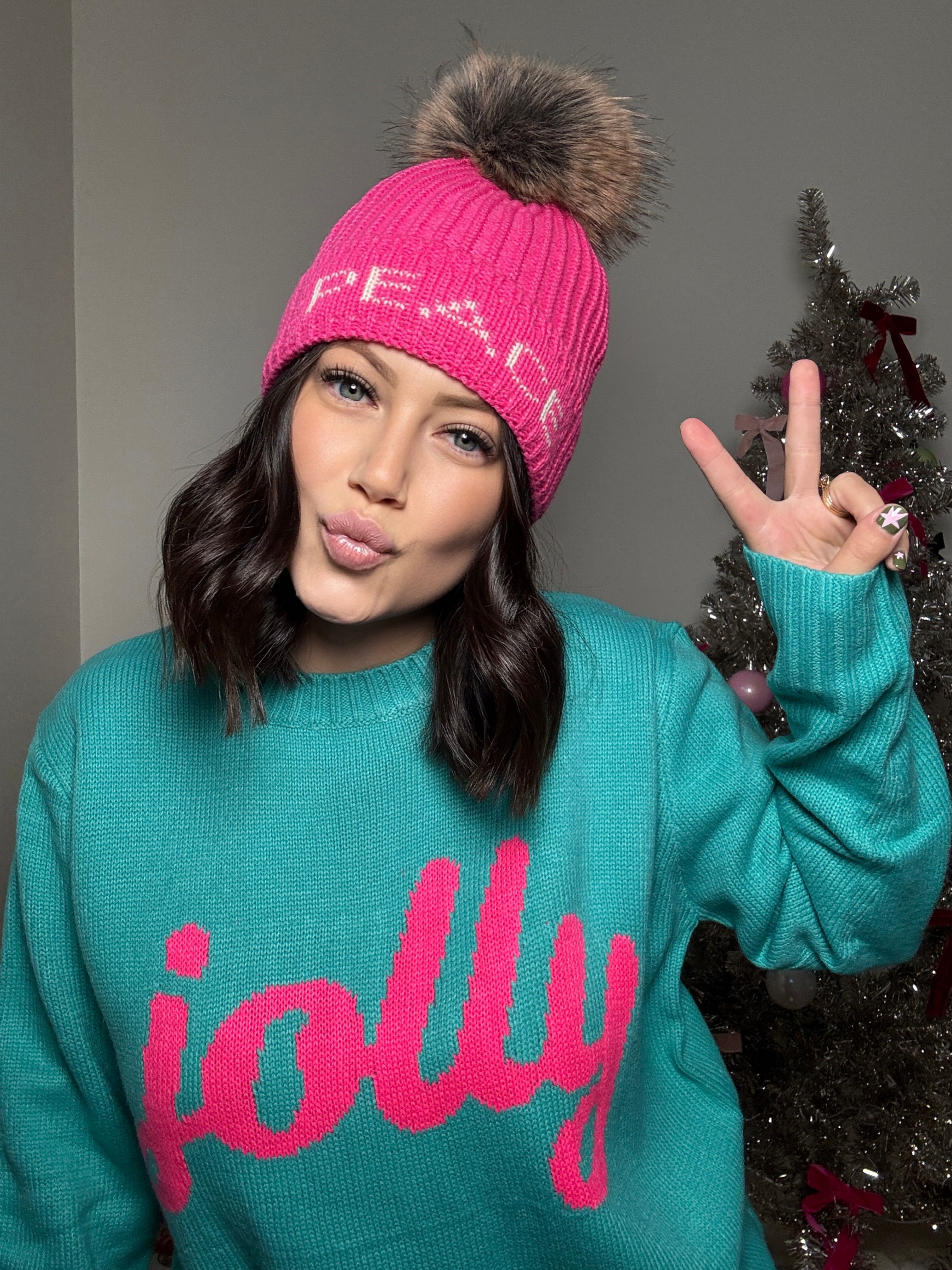 Peace beanie