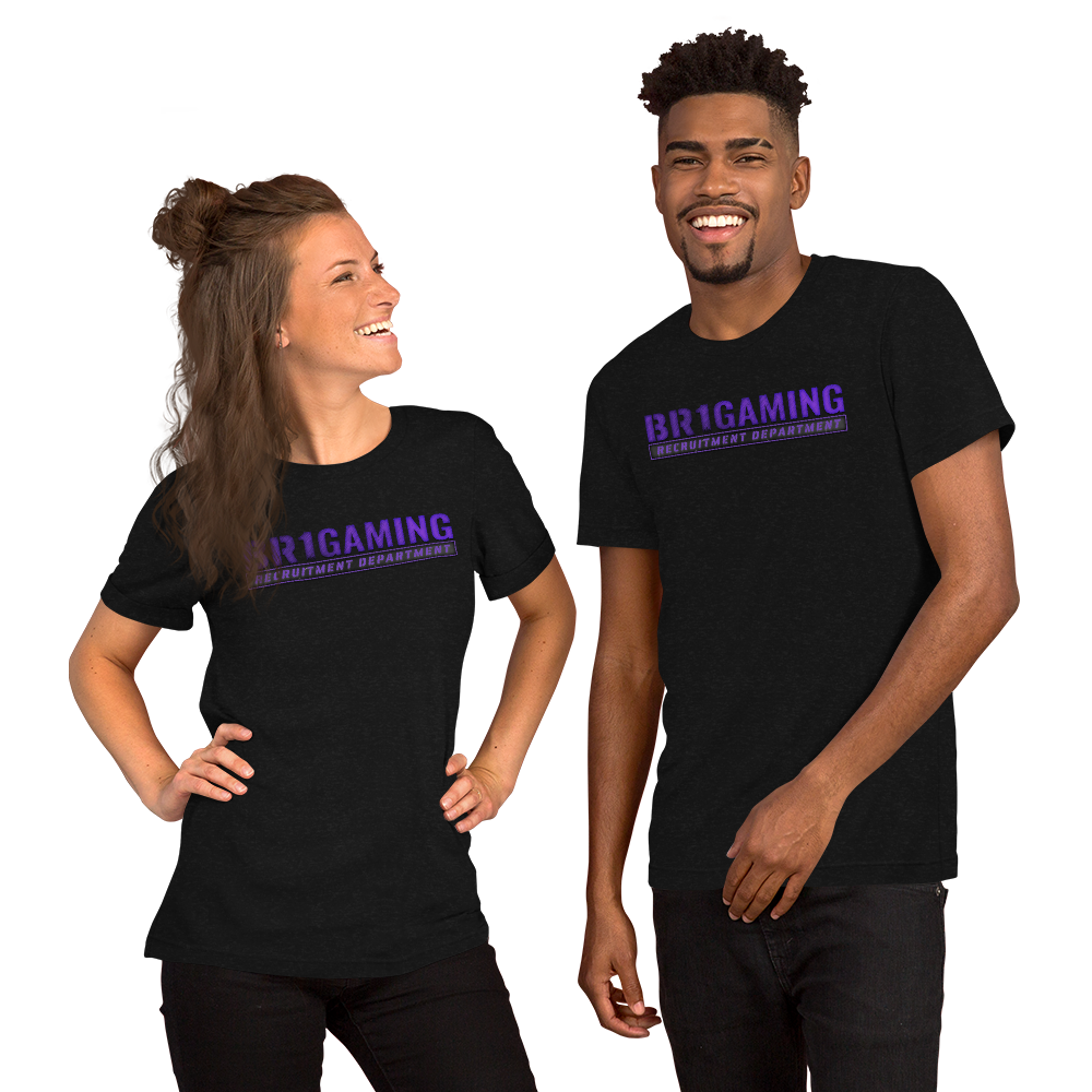 BR1 GAMING RECRUITMENT Unisex t-shirt