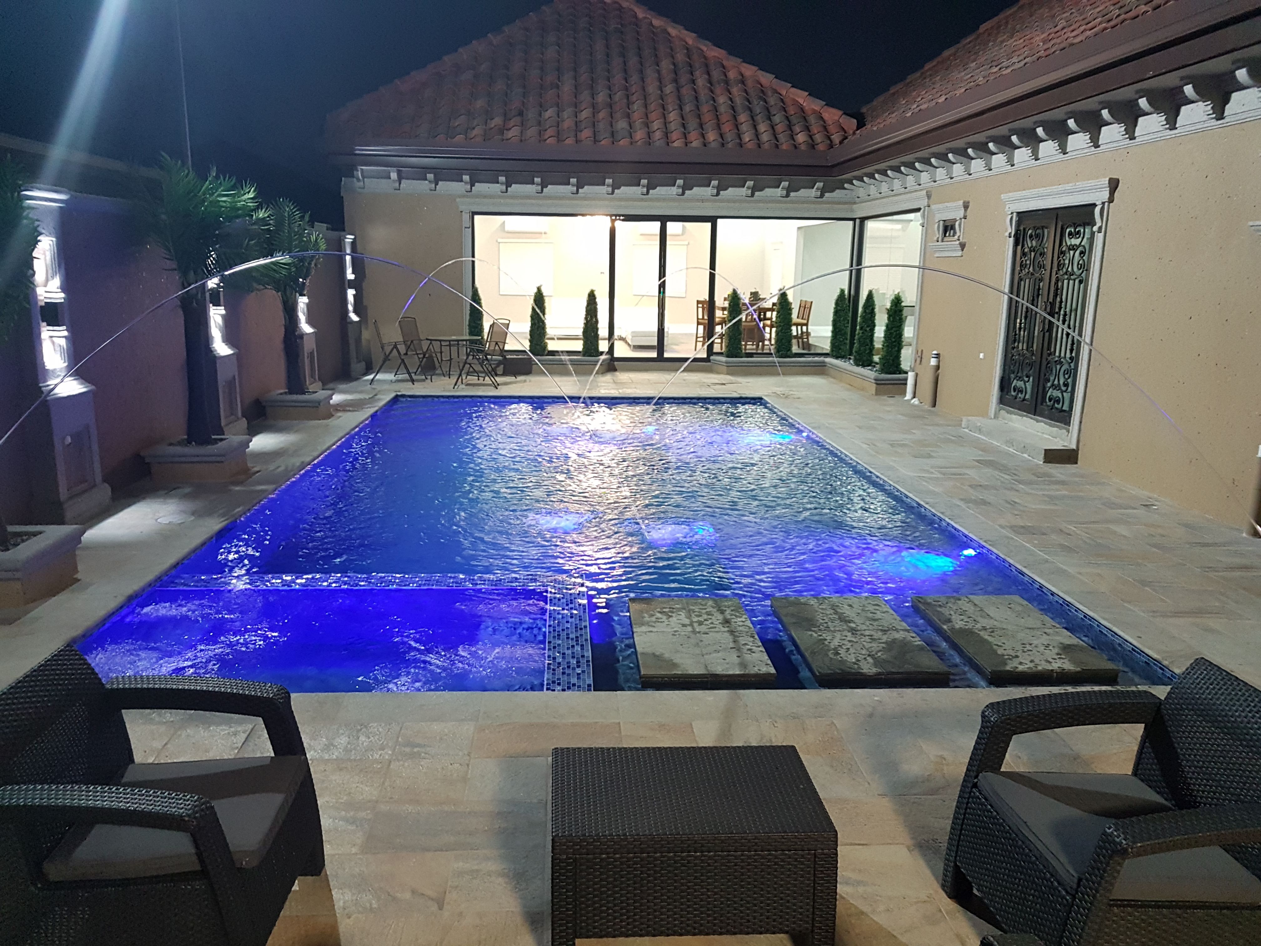 Photo gallery swimming pool contractor Trinidad and Tobago