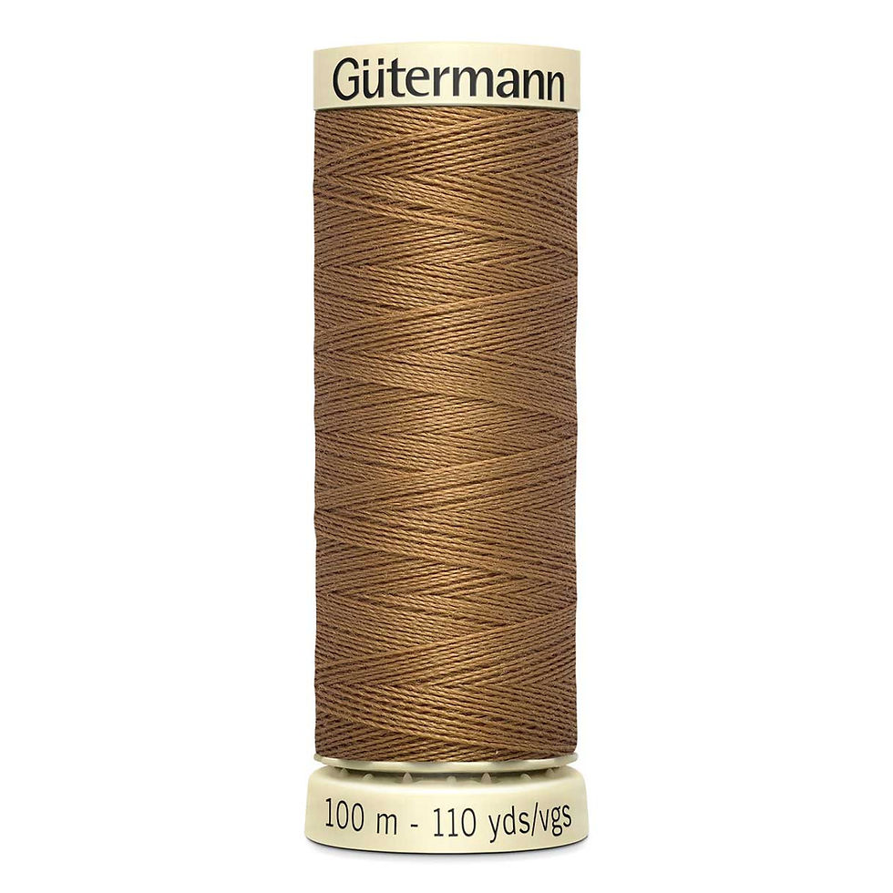 Güter m a n n 100m sew in g threa d spool in brow n col o r 887