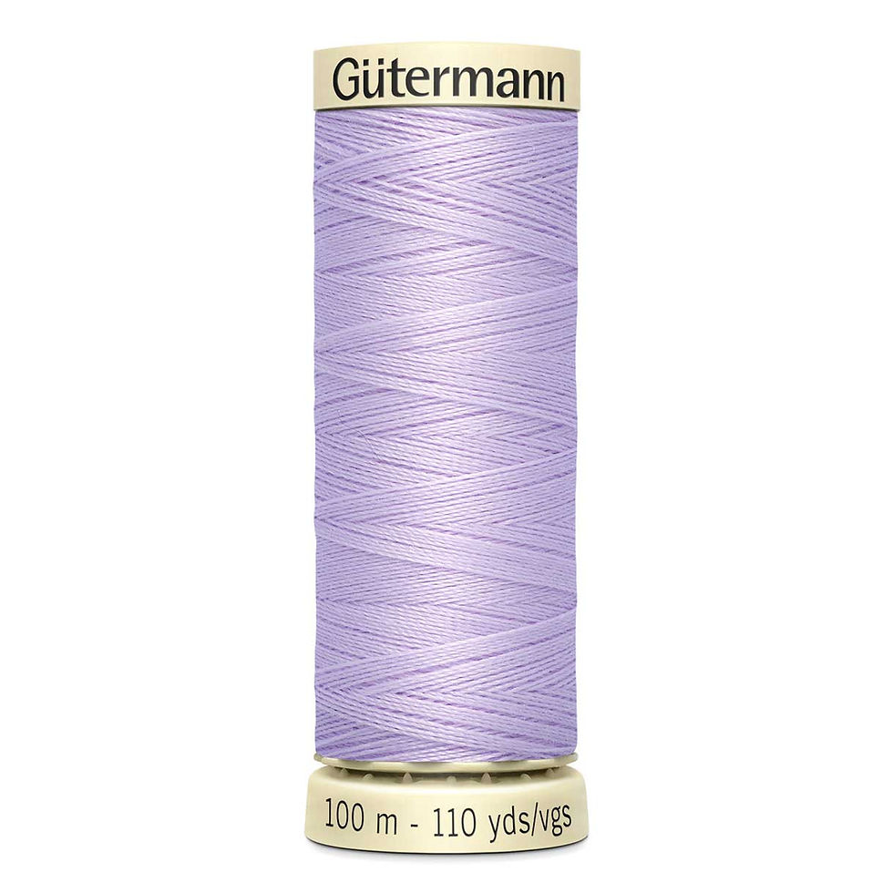 Gütermann 100m spool of lilac thread colour 442