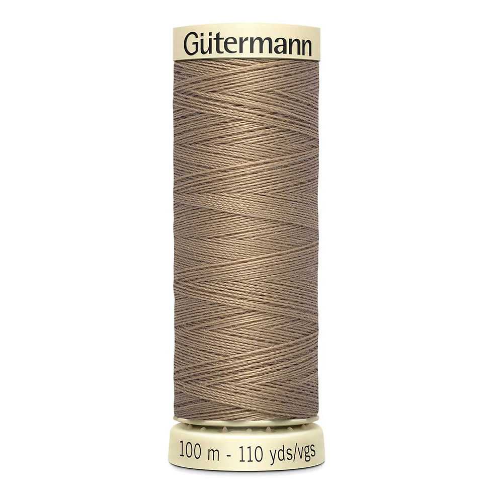Gutermann 100m Col 868 spool of brown sewing thread