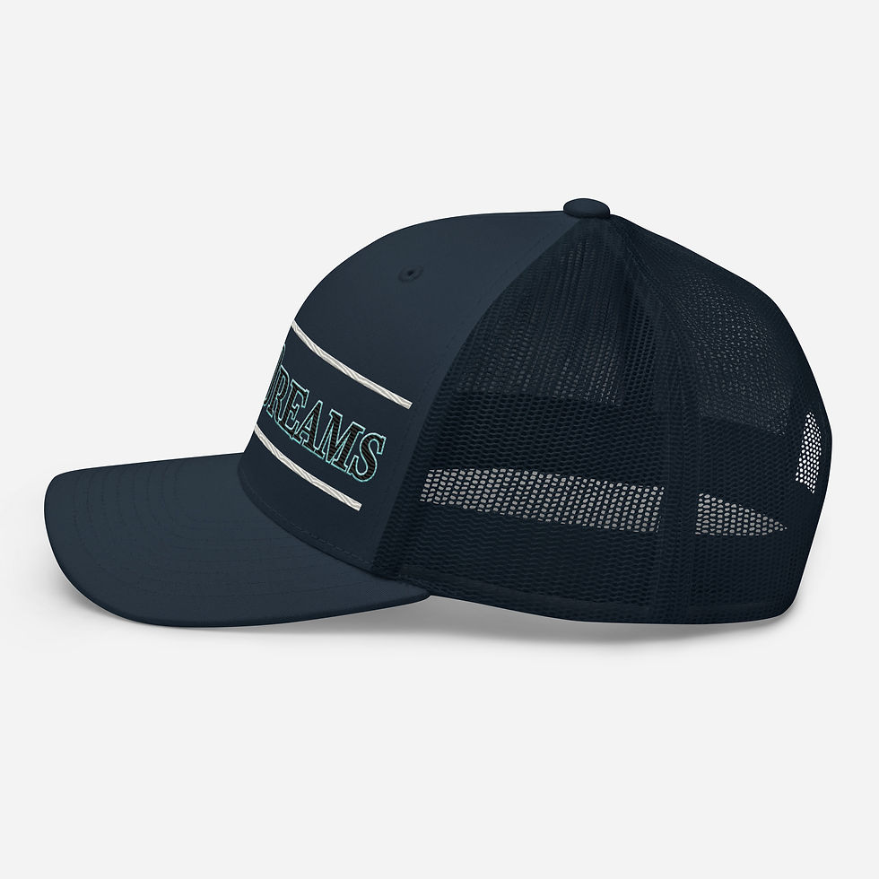 Thumbnail: Black/Blue MD Trucker Cap