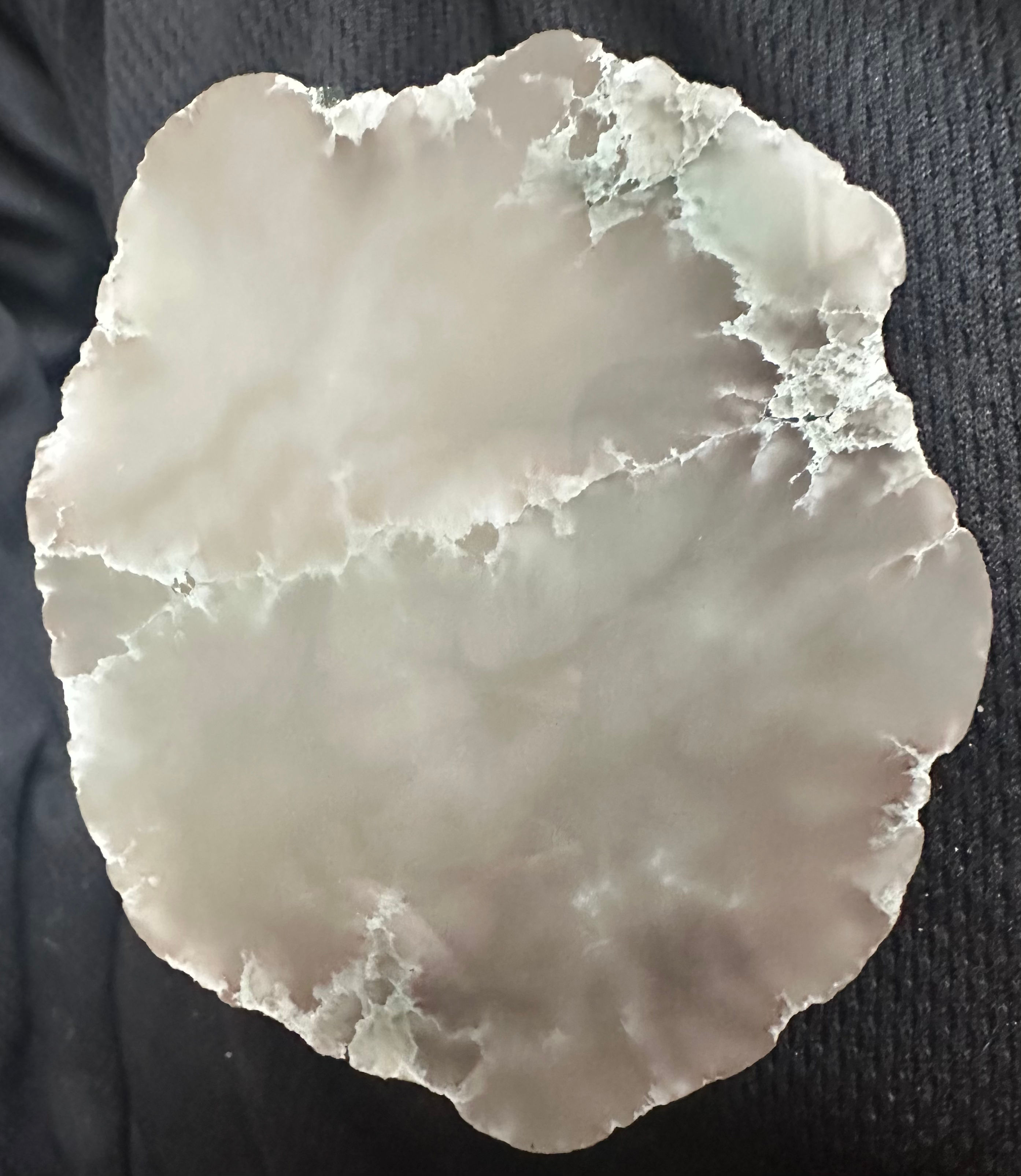 11.9oz Big Translucent Datolite Nodule - Lake Superior, Copper Country, Michigan