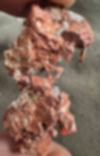 Thumbnail: Sharp Cryatallized Copper w Calcite Cryatals - Keweenaw, Michigan