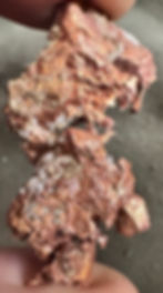 Thumbnail: Sharp Cryatallized Copper w Calcite Cryatals - Keweenaw, Michigan