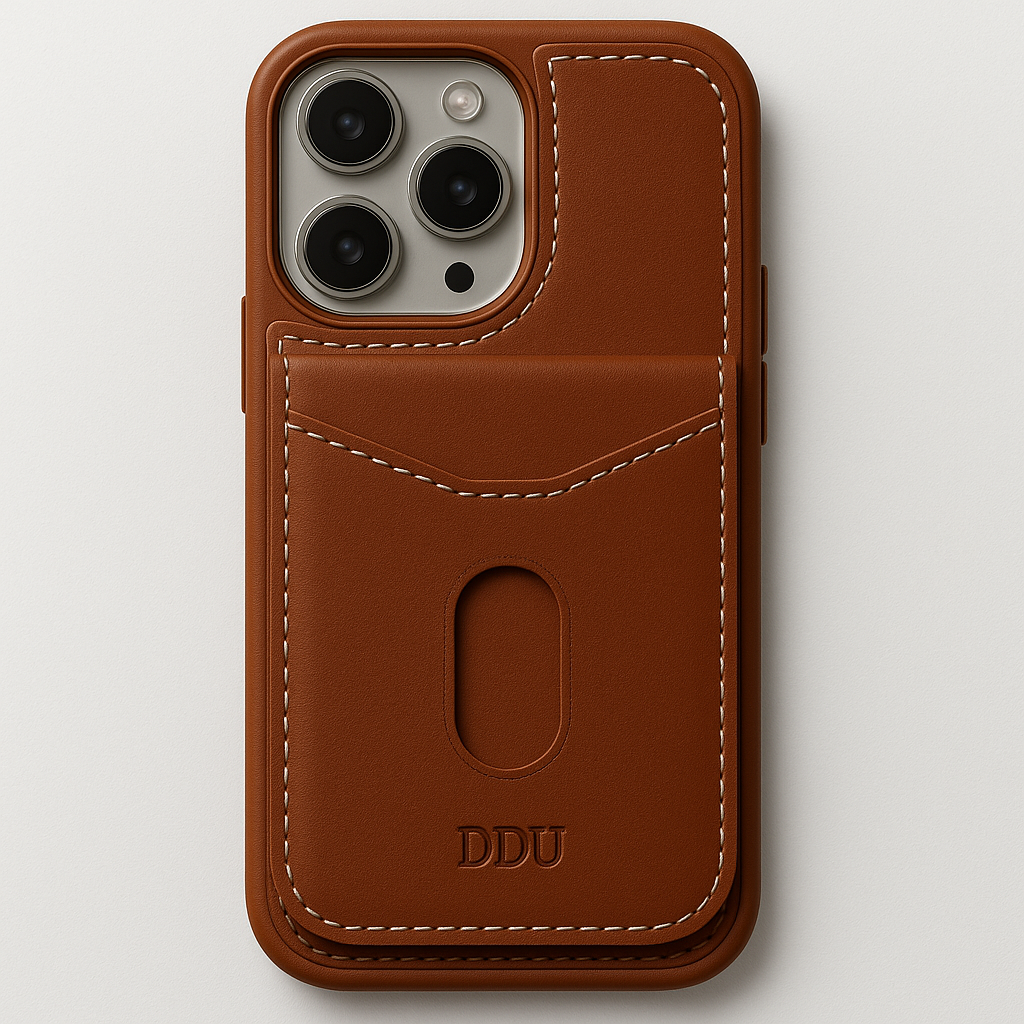 Brown Leather Case MagSafe DDU + Wallet