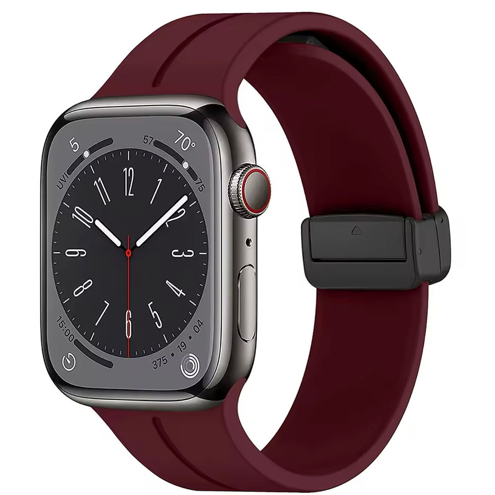 Red Wine Magnetic Buckle Sport Band