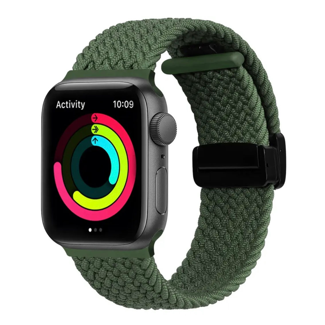 Dark Green Braided Solo Loop Ajustable