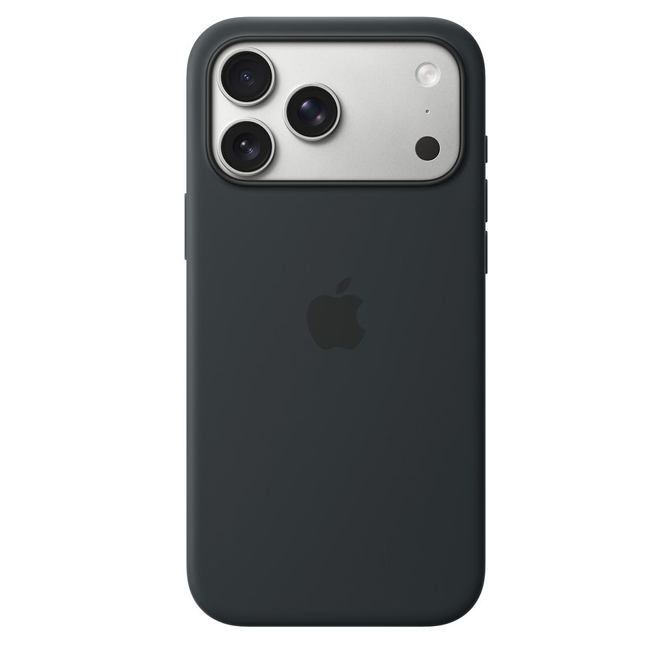 Miniature : Black Silicone MagSafe Case