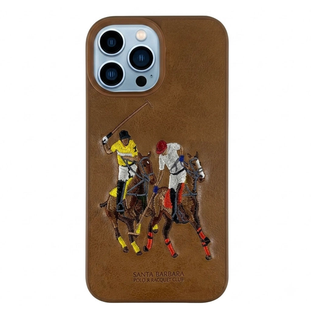 Brown Double Horses Santa Barbara Polo & Racquet Club