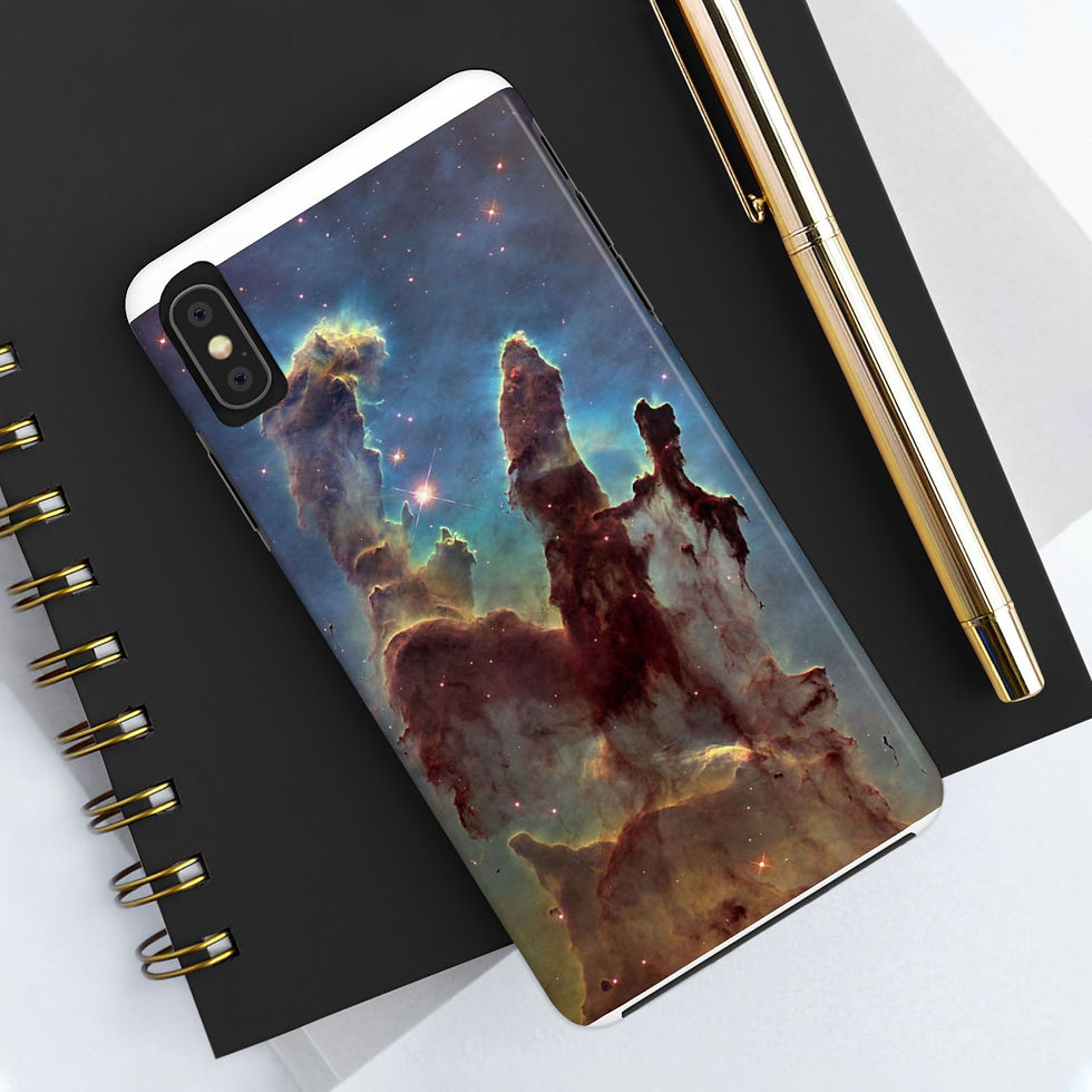 Thumbnail: Phone Cases - Cosmic Pillar Space Cadet Design