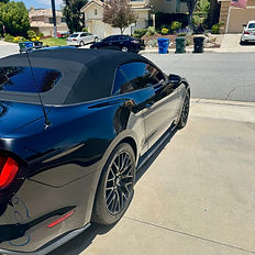 Clean exterior on convertible