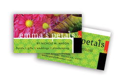 EMMA'S PETALS LOGO AND CARD