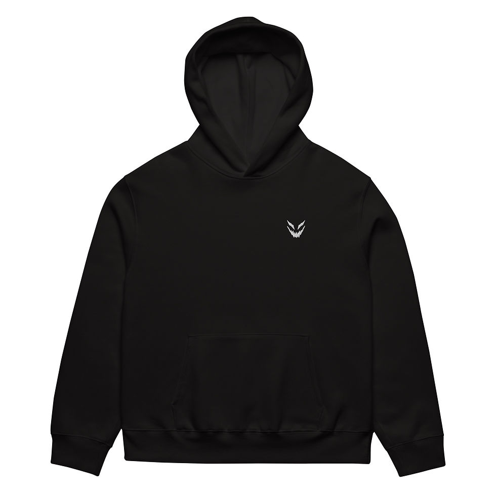 Thumbnail: Basic Reap Face Original Oversized Hoodie
