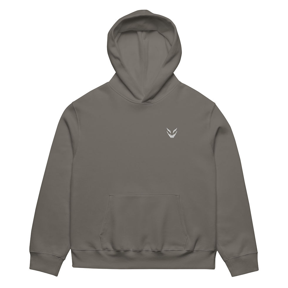 Thumbnail: Basic Reap Face Original Oversized Hoodie