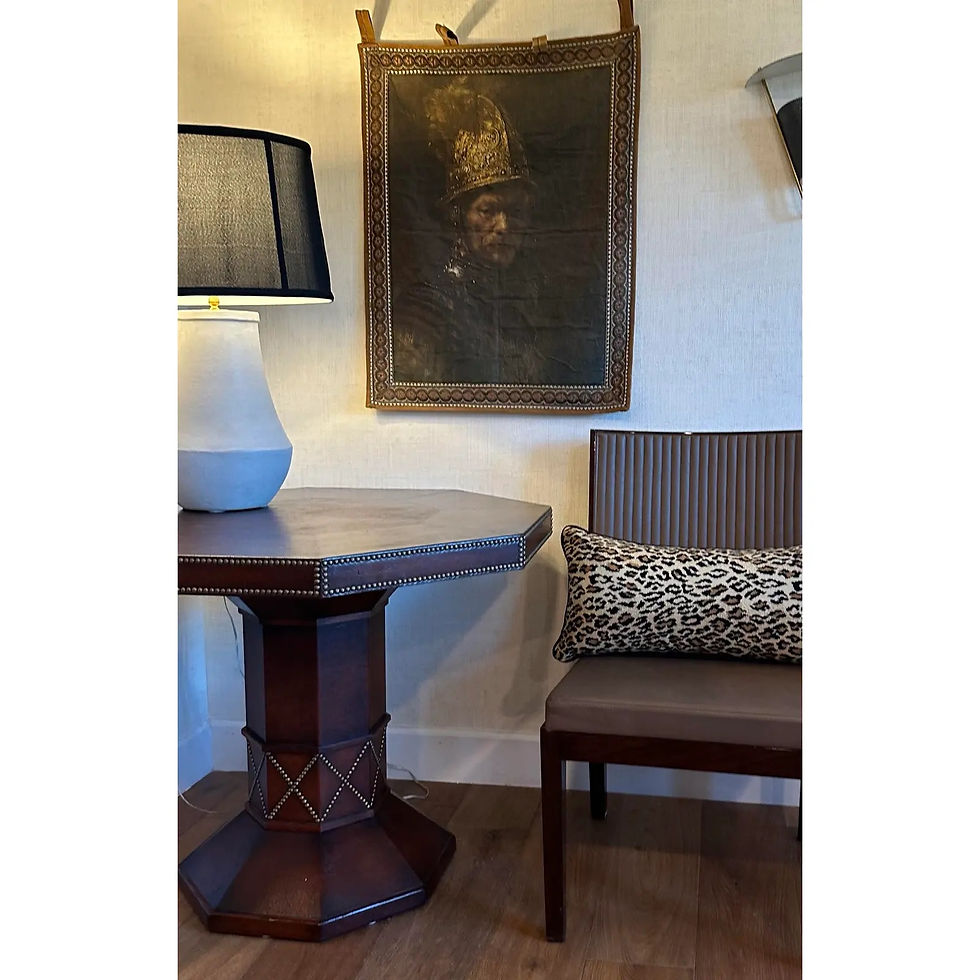 Thumbnail: Mid 20th Century Rembrandt "Der Mann Mit Dem Goldhelm" Tapestry