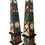Thumbnail: Pair of Large Italian Grand Tour Specimen Marble Obelisks