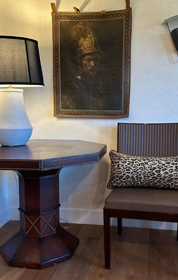 Thumbnail: Custom Leopard Print Lumbar Throw Pillow