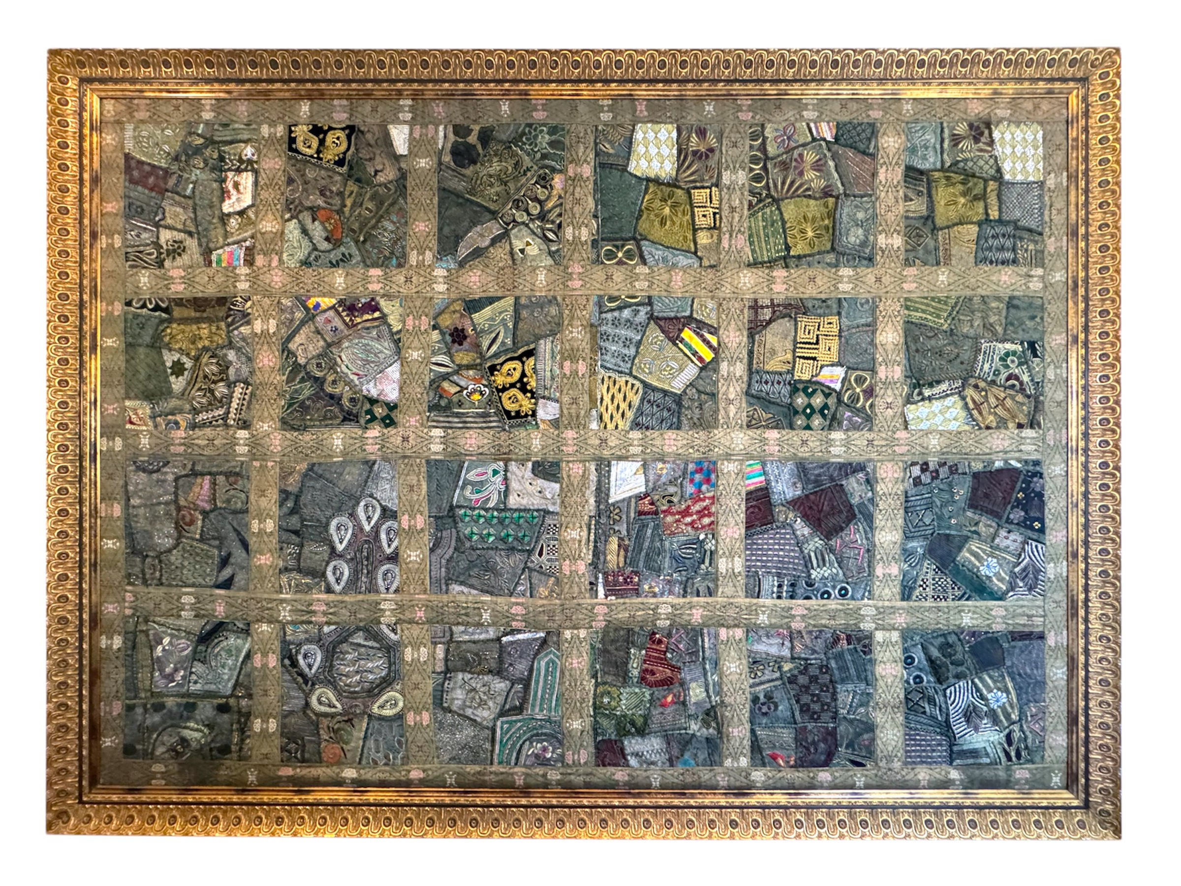 Massive Modern Geometric Mosaic Tapestry