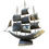 Thumbnail: Mid-Century Hand-Carved Horn Sail Boat