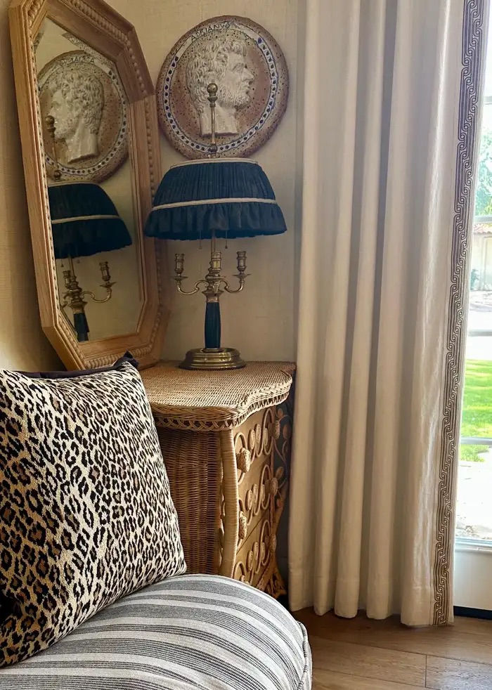 Thumbnail: Custom Pair of Leopard Print Euro Pillows