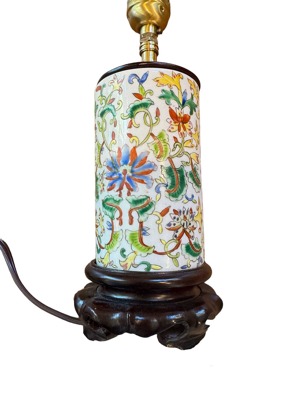 Thumbnail: Hand-Painted Antique Chinese Vase Lamp with a Storied Provenance!