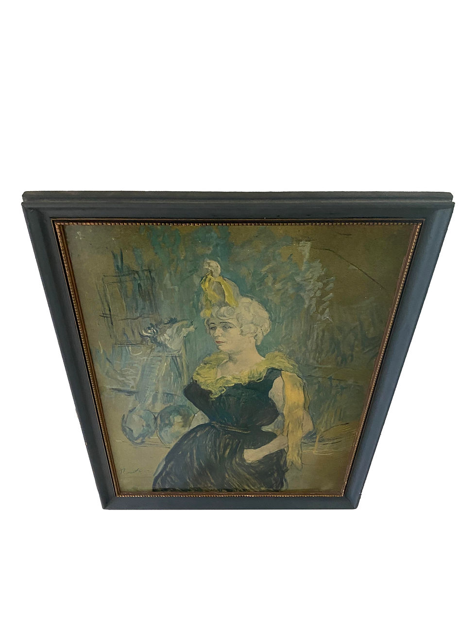Thumbnail: Mid-Century Oil Painting Inspired by "The Clowness Cha-U-Kao"