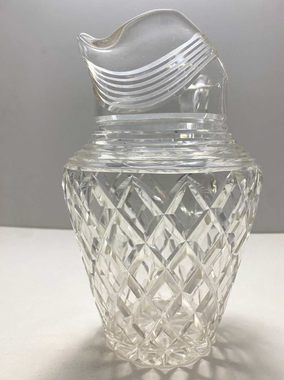 Thumbnail: Faceted Crystal Pitcher Owned by Fashion Legend André Leon Talley