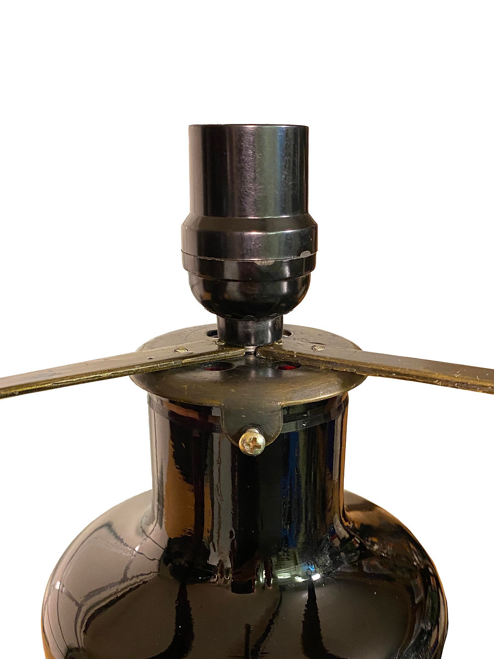 Thumbnail: Unique Pair of Mushroom Glass Lamps