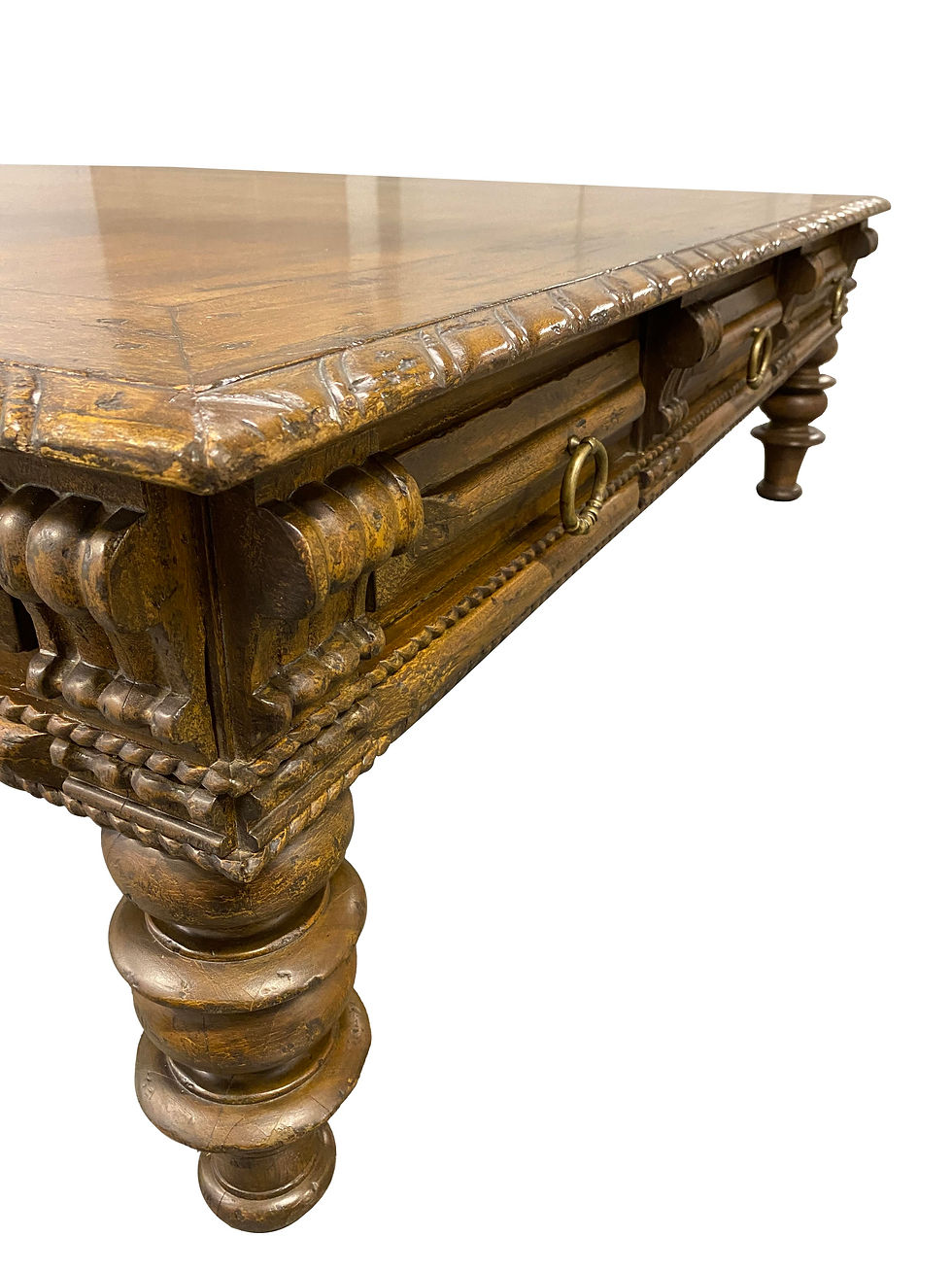 Thumbnail: Massive Large Portuguese-Colonial Style Cocktail Table by Alfonso Marina