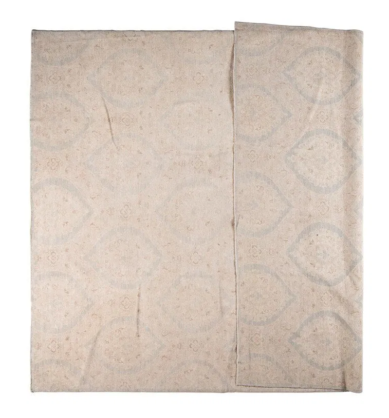 Oriental Rug with Subtle Blue Pattern