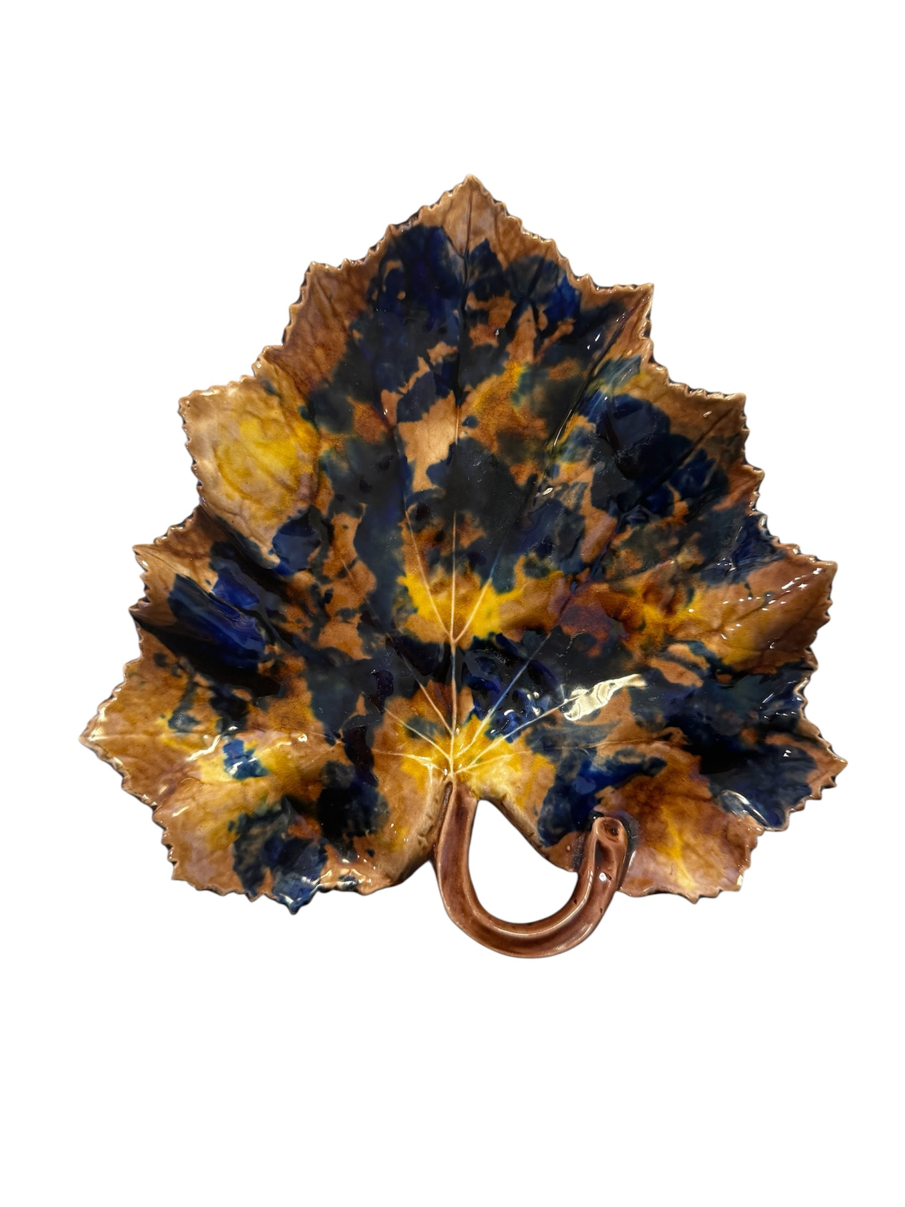 Majolica Plate Owned by Fashion Legends Geraldine Stutz, then André Leon Talley