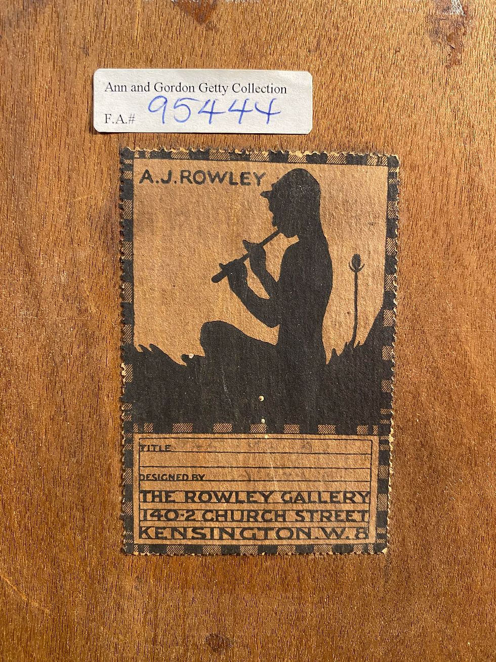 Thumbnail: Framed Toucan Marquetry Owned by Ann Getty