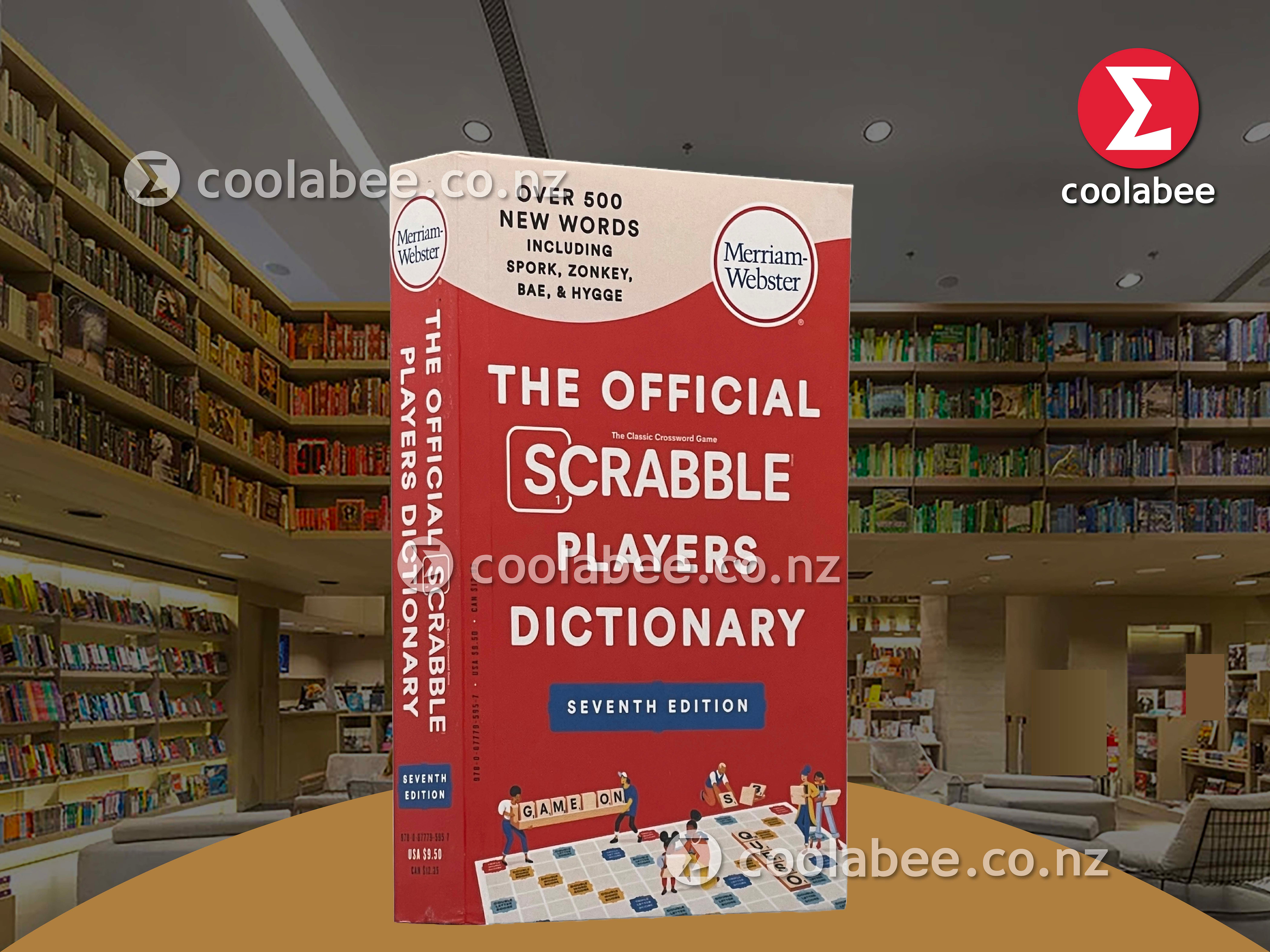 The Official Scrabble Players Dictionary by Merriam-Webster - Paperback 7th Edit